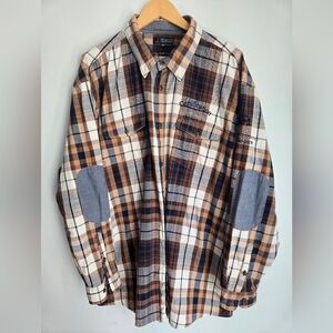 MARCO 100% Cotton Plaid Shirt